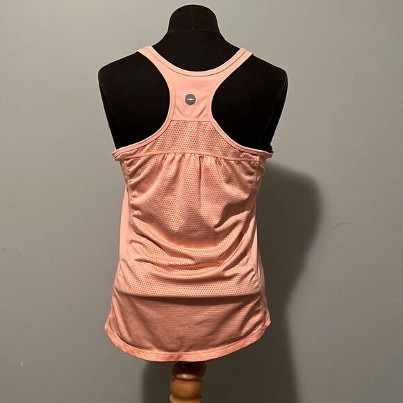 Avia Women's Peach Lightweight Racerback V-Neck Tank Top - Picture 4 of 7